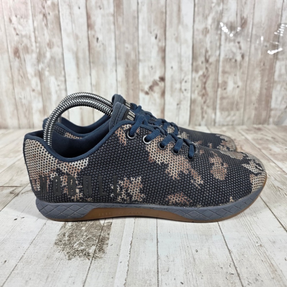 NOBULL SuperFabric Trainer Navy Tan Camo Women Training Shoes Gym‎ CrossFit